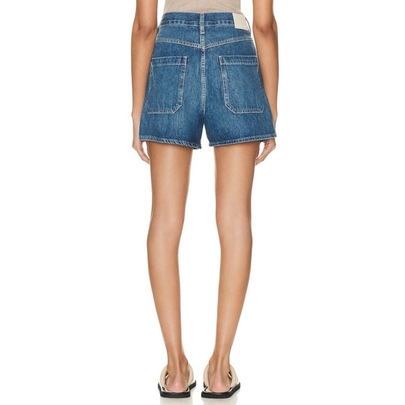 NWT Citizens of Humanity Frances Denim Jean Shorts in Coastal Blue 27 - Picture 14 of 15